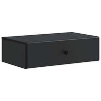 Sieninis šoninis staliukas Juoda 59 x 34,5 x 17 cm