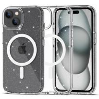 Tech-Protect FlexAir MagSafe dėklas iPhone 15 – skaidrus, blizgučiai