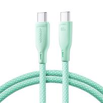 Joyroom Multi-Color Series S-A34 USB-C / USB-C PD 60W Laidas 1m - žalias