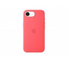 Apple iPhone 17e Silicone Case with MagSafe – Bright Guava | Apple