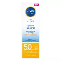 NIVEA_Sun Shine Control matuojantis veido toninis kremas „Light Tinted“ SPF50, 50 ml