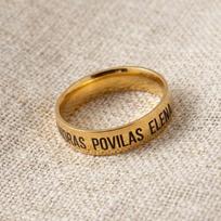 Dovana Mamai - graviruotas žiedas su vaikų vardais