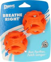 Chuckit - Breathe Right Fetch Ball - Medium - 6,5cm - 2 pk - (CHUC32141)