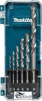 Makita Metalo grąžtų rinkinys Makita D-75742 HSS-G, 6 vnt