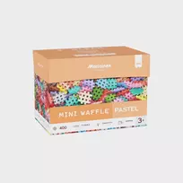 „Marioinex Mini Waffle“ konstruktoriaus kaladėlės, 400 elementų, pastelinės spalvos
