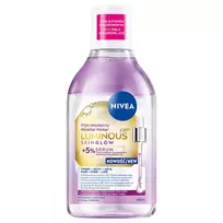 NIVEA_Luminous 630 Skin Glow micelinis vanduo su 5 % hialurono rūgšties serumu, 400 ml