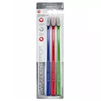 SWISSDENT_Profi Extra Soft dantų šepetėliai, 2 vnt. + 1 vnt.