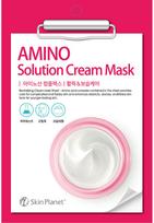Lakštinė veido kaukė SKIN PLANET Amino Solution Cream Mask, stangrinanti, 30 g