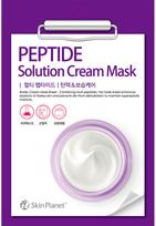 Lakštinė veido kaukė SKIN PLANET Peptide Solution Cream Mask, stangrinanti, 30 g