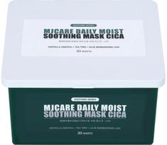 Lakštinių veido kaukių rinkinys MJCARE Daily Moist Soothing Mask Cica, 30 vnt.