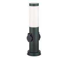 Brilagi -Lauko šviestuvas su 2 SCHUKO lizdais NOVA 1xE27/15W/230V 40 cm IP44 antracitas