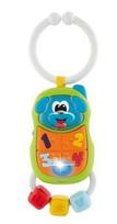 Žaislinis telefonas, su barškučiu ir pakabuku Chicco Baby Senses Puppy