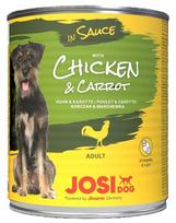 JOSERA JosiDog Chicken&Carrot in Sauce 12x830g su vištiena ir morkomis padaže šunims