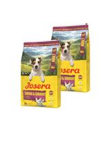 JOSERA Mini Adult Salmon and Chicken 2x10kg be gluteninė maisto produktas su padažu mažų veislių šunims