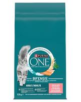 PURINA ONE Bifensis Adult Cat Salmon and Wheat 19,5kg (2x9,75 kg) lašiša ir kviečiai, sausas kačių ėdalas
