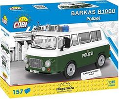Konstruktorius Cobi Youngtimer Collection Barkas B1000 policijos mikroautobusas 24596, 157 vnt.