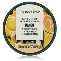 The Body Shop Intensely Mango Lip Butter intensyviai maitinantis lūpų sviestas sausai odai - 10 ml.