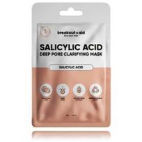 Breakout+Aid Salicylic Acid Deep Pore Clarifying Mask lakštinė veido kaukė - 34 g.