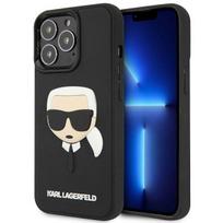 Karl Lagerfeld KLHCP14LKH3DBK iPhone 14 Pro 6.1" black hard case 3D Rubber Karl`s Head