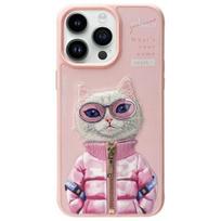 Nimmy iPhone 15 Pro Max 6.7" pink/pink Cool AND Cute 2.0 Cat case
