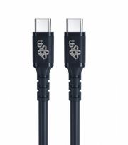 TB USB-C to USB-C 60W jelly cable, 1 meter, black