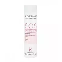 Korban Professional Atstatomasis plaukų šampūnas sausiems ir pažeistiems plaukams S.O.S Repair Shampoo 250ml