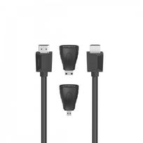 Hama HDMI 2.0B 4K, 1.5 m + mini/micro HDMI adapter