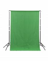 Medžiaginis fonas žalias ekranas 1,8x3 m (green screen)