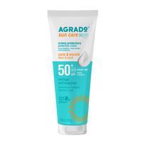 AGRADO SUN CARE SPF50 apsauginis veido ir kaklo kremas nuo saulės, 75 ml