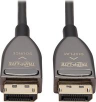 Laidų DisplayPort aktyvus optinis laidas Eaton Tripp Lite (AOC) - UHD 8K 60 Hz, HDR, CL3 sertifikuotas, Black, 15 m (49 ft.) - DisplayPort (M) į DisplayPort (M) - DisplayPort 1.4 - 15 m - aktyvus optinis laidas (AOC), palaiko 8K UHD (7680 x | P580F3-15M-8K6 | 037332259905