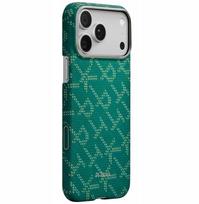 Pitaka PITAKA Monogram-Gold/Red Ultra-plonas dėklas iPhone 17 Pro Max | 0741654367872 | 0741654367872