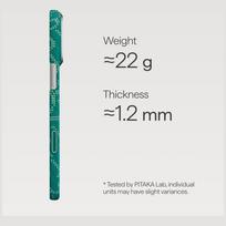 Pitaka PITAKA Monogram-Gold/Green Ultra-Slim dėklas iPhone 17 Pro | 741654367841 | 741654367841