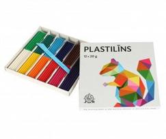 Plastilinas John Rose, 12 spalvų, 20 g