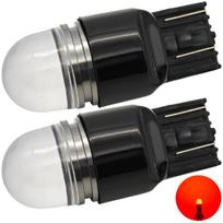 2 vnt. W21/5W LED lemputė 7443 12V 900lm CANBUS raudona