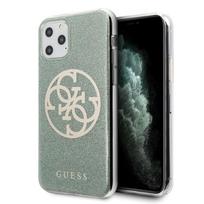 Guess GUHCN65PCUGLKA iPhone 11 Pro Max chaki kietojo dėklas 4G Circle Glitter