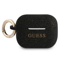 Guess silikoninė blizgi dėžutė AirPods Pro - Juoda