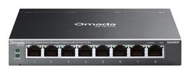 TP-Link Omada ES208GP tinklo jungiklis Valdomas L2 Gigabit Ethernet (10/100/1000) Maitinimas per Ethernet (PoE) DIN bėgis Juodas