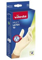 Vileda natūralios latekso pirštinės, dydis M/L, 10 porų