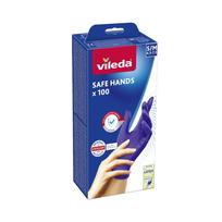 VILEDA Safe Hands – nitriliniai pirštinės S/M 100 vnt.