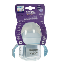 PHILIPS AVENT NATURAL RESPONSE, Buteliukas/puodelis su ypač greitos tėkmės žinduku, 150ml (SCF263/61)