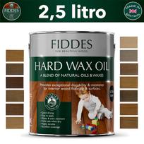 Tonuota medienos alyva su kietaisiais vaškais FIDDES® HARD WAX OIL, BELGIUM GRAY spalva, 2,5 ltr,