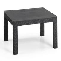Sodo staliukas „Keter“, kvadratinis, grafito spalvos, „Orlando Small Table“.