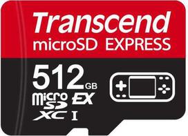 Atminties kortelė Transcend mSD EXPRESS 512GB SD7.1, paruoštas 2 jungikliui