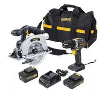 Grąžtas Grunder Įrankių rinkinys TOOL SET CD-B0A18+CS-L1118 18V 2+4AH