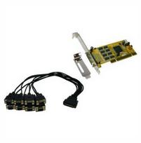 Karta jungiama į tinklą Exsys Karta EXSYS EX-41388 8S Serial RS232 PCI su kablem Octopus i laikikliu LowProfile