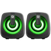 PC speakers J1 2.0 6W L ED USB black