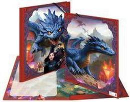 HERMA Eckspannermappe Dragon, Karton, DIN A3 Maße: (B)315 x (T)4 x (H)440 mm, mit 3 Innenklappen und - 1 Stück (20143)