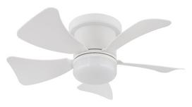 Pakabinamas LED šviestuvas su ventiliatoriumi GLOBO Hines, 10W, 230V, 3000-6500K, 750lm, baltos spal