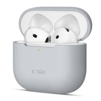 Tech-Protect silikoninis dėklas AirPods 4 – pilkas