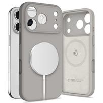 Tech-Protect silikoninis MagSafe dėklas iPhone 17 Pro Max – pilkas
